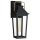 Außenlampe Wand Schwarz E27 IP44 H: 42,9 cm Rustikal