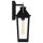 Außenlampe Wand Schwarz E27 IP44 H: 42,9 cm Rustikal