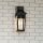 Außenlampe Wand Schwarz E27 IP44 H: 42,9 cm Rustikal