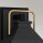 Applique murale extérieure Noir E27 IP44 H : 37 cm Rustique