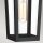 Applique murale extérieure Noir E27 IP44 H : 37 cm Rustique