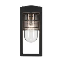 Applique murale extérieure H : 33 cm IP44 Noir E27...