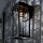 Lanterne murale noire pour E27 IP44 45,7 cm de haut Vintage