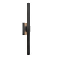 LED Außenlampe Wand 76,2 cm hoch IP44 Schwarz...