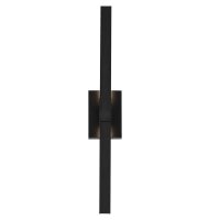 LED Außenlampe Wand 76,2 cm hoch IP44 Schwarz...