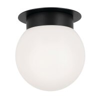 Deckenlampe Kugelschirm Glas Metall Ø 20,3 cm...