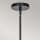 Hängeleuchte Metall Seil H: max. 162,5 cm Schwarz Beige E14