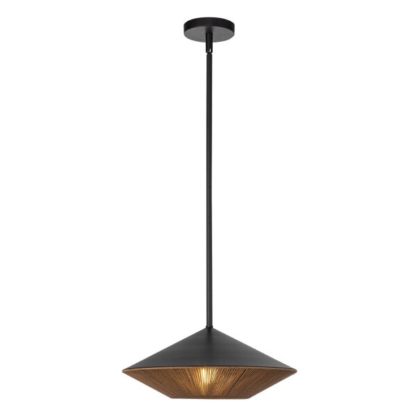 Pendelleuchte Seil Metall Ø 38,1 cm H: max. 137,8 cm