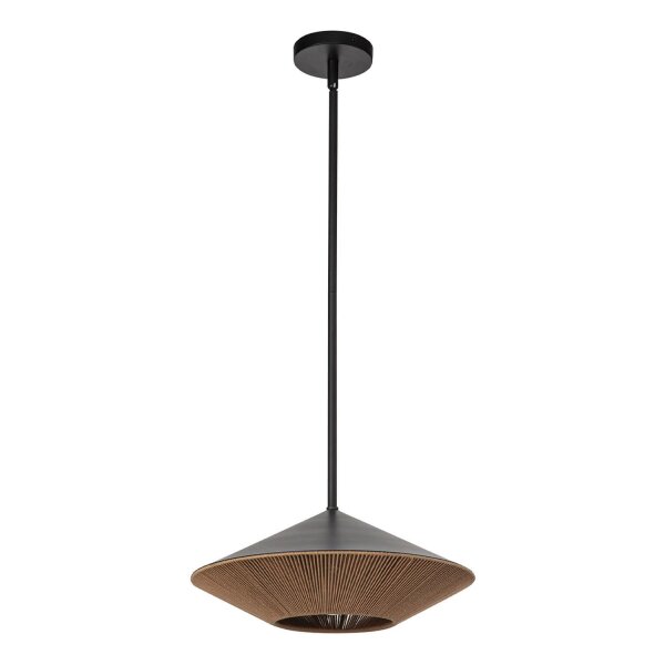 Pendelleuchte Seil Metall Ø 38,1 cm H: max. 137,8 cm