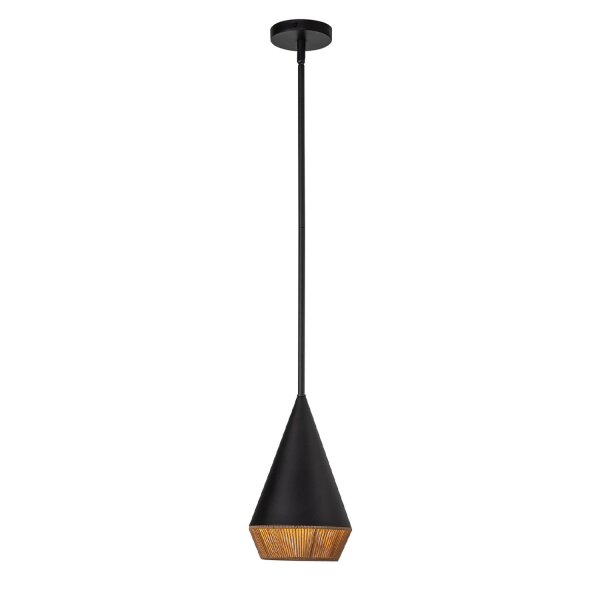 Suspension métal corde D : 18,1 cm Réglable en hauteur E27