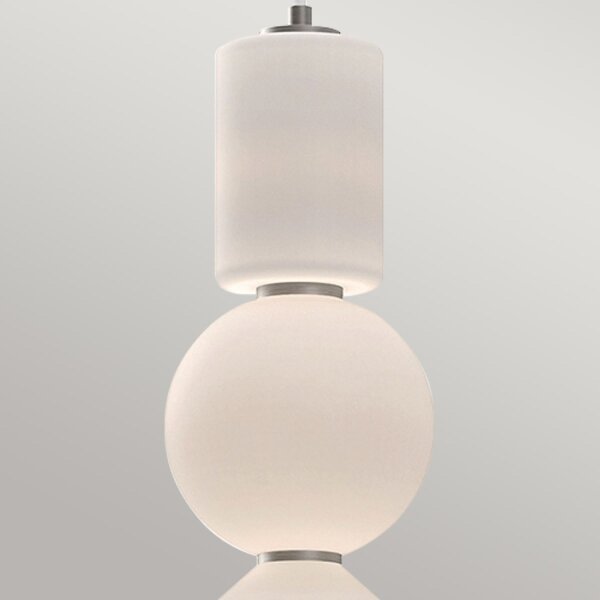 LED Hängelampe Modern verstellbar Glas Metall blendarm 3000K