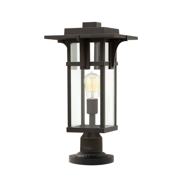 Lampe de jardin debout en bronze design vintage