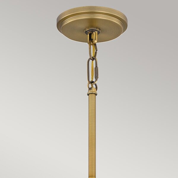 Pendelleuchte Glas Metall D: 37 cm H: max. 143,9 cm E27