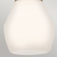 Lampe à suspendre verre métal E27 H : max....