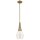 Lampe à suspendre verre métal E27 H : max. 144,5 cm Moderne