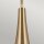 Lampe à suspendre verre métal E27 H : max. 144,5 cm Moderne