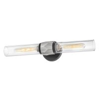 Lampe de salle de bain métal verre L : 56,5 cm...