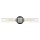 Lampe de salle de bain métal verre L : 56,5 cm IP44 E27 2 flammes