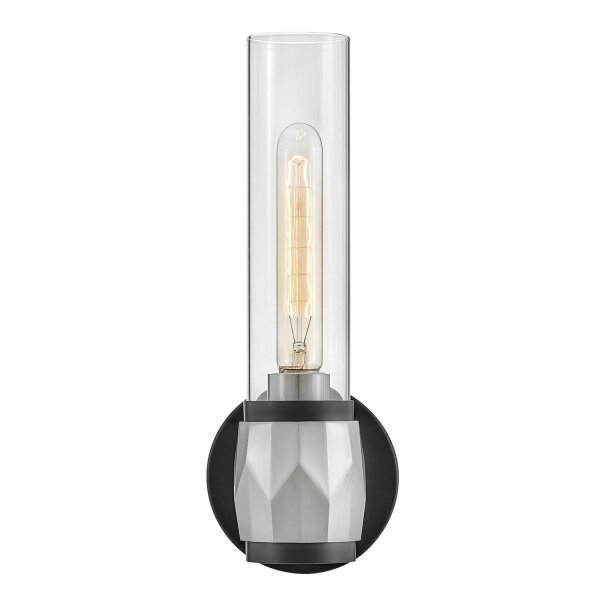 Badleuchte Metall Glas E27 IP44 H: 34,6 cm Modern GRETA