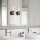 Badleuchte Metall Glas E27 IP44 H: 34,6 cm Modern GRETA