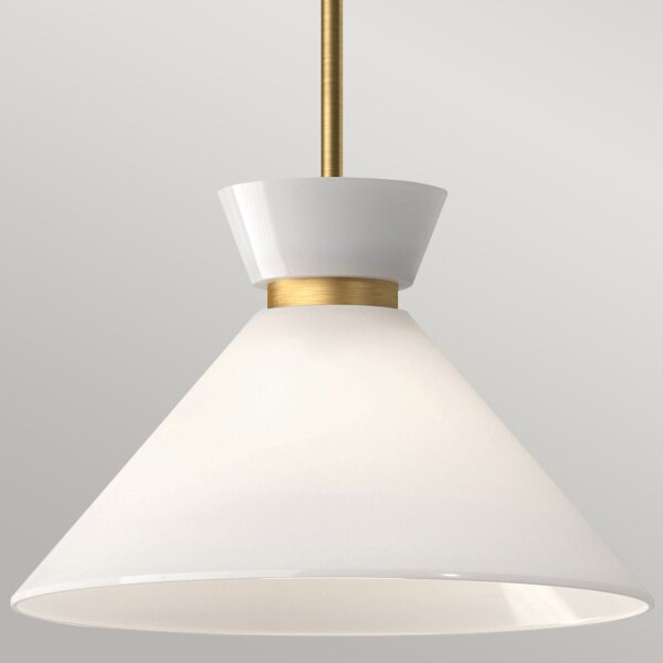 Lampe à suspendre Retro Ø 35,8 cm métal verre E27 réglable en or
