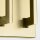 Wandlampe Metall Stoff 38,1 cm breit E14 2-flammig