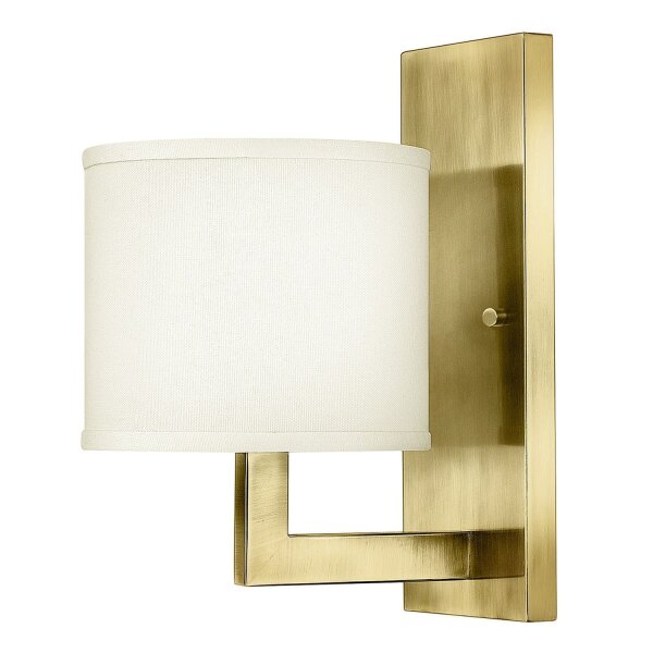 Applique Métal Tissu E27 30,5 cm de haut Moderne POLILLA
