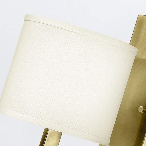 Applique Métal Tissu E27 30,5 cm de haut Moderne POLILLA