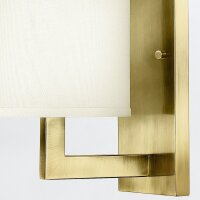 Applique Métal Tissu E27 30,5 cm de haut Moderne...