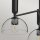 Hängelampe Schwarz Glas Metall E27 96,8 cm breit Retro