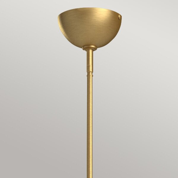 Hängeleuchte Glas Metall 96,8 cm breit 3-flammig E27