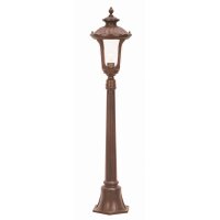 Lampe de jardin aspect rouille 115cm rustique...
