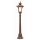 Lampe de jardin aspect rouille 115cm rustique ext&eacute;rieur
