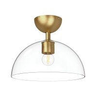 Deckenlampe Glas Metall E27 Ø 30,5 cm in Gold...