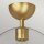 Deckenlampe Glas Metall E27 Ø 30,5 cm in Gold gebürstet