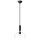 Suspension métal verre ronde D : 30,5 cm noir E27