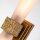 Badleuchte Metall Glas LED G9 66 cm hoch Up Down IP44