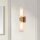 Badleuchte Metall Glas LED G9 66 cm hoch Up Down IP44