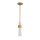 Plafonnier métal verre or antique blanc E27 orientable