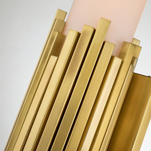 Badezimmerlampe Wand LED G9 55,9 cm hoch Metall Glas IP44