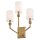 Wandleuchte Metall Stoff 48,3 cm hoch E14 3-flammig