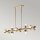 Pendelleuchte Metall in Bronze 121,9 cm lang H: max. 120 cm