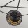 Pendelleuchte Metall Rattan Glas 101,4 cm breit 3x E14