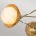 Lampe à suspendre 3 flammes métal rotin verre E14 L:101,4 cm