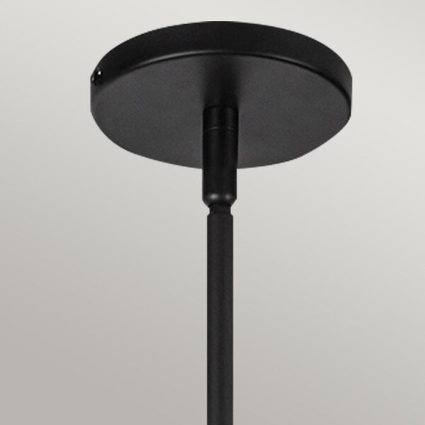 Pendelleuchte Rattan Glas Metall D: 37,5 cm H: max. 147,9 cm