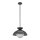 Pendelleuchte Rattan Glas Metall D: 37,5 cm H: max. 147,9 cm