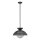 Pendelleuchte Rattan Glas Metall D: 37,5 cm H: max. 147,9 cm
