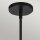 Pendelleuchte Rattan Glas Metall D: 37,5 cm H: max. 147,9 cm