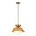 Hängeleuchte Rattan Glas Metall Ø 37,5 cm H: max. 147,9 cm E27