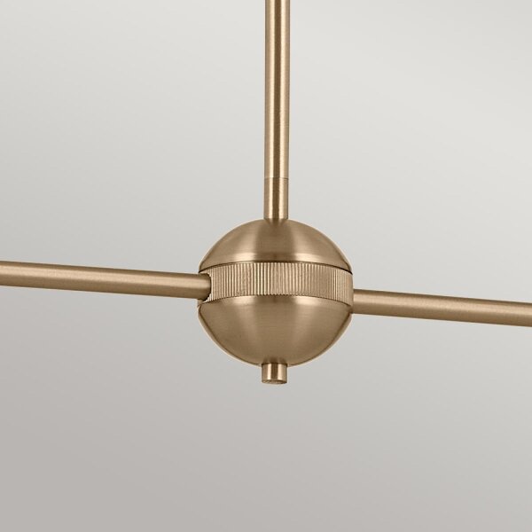 Pendelleuchte Metall verstellbar 4x E27 Up Down L: 130,3 cm